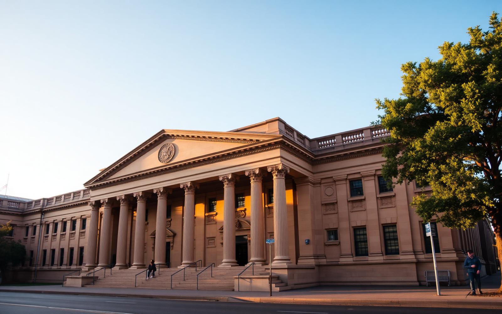 Historic NSW courthouse exterior